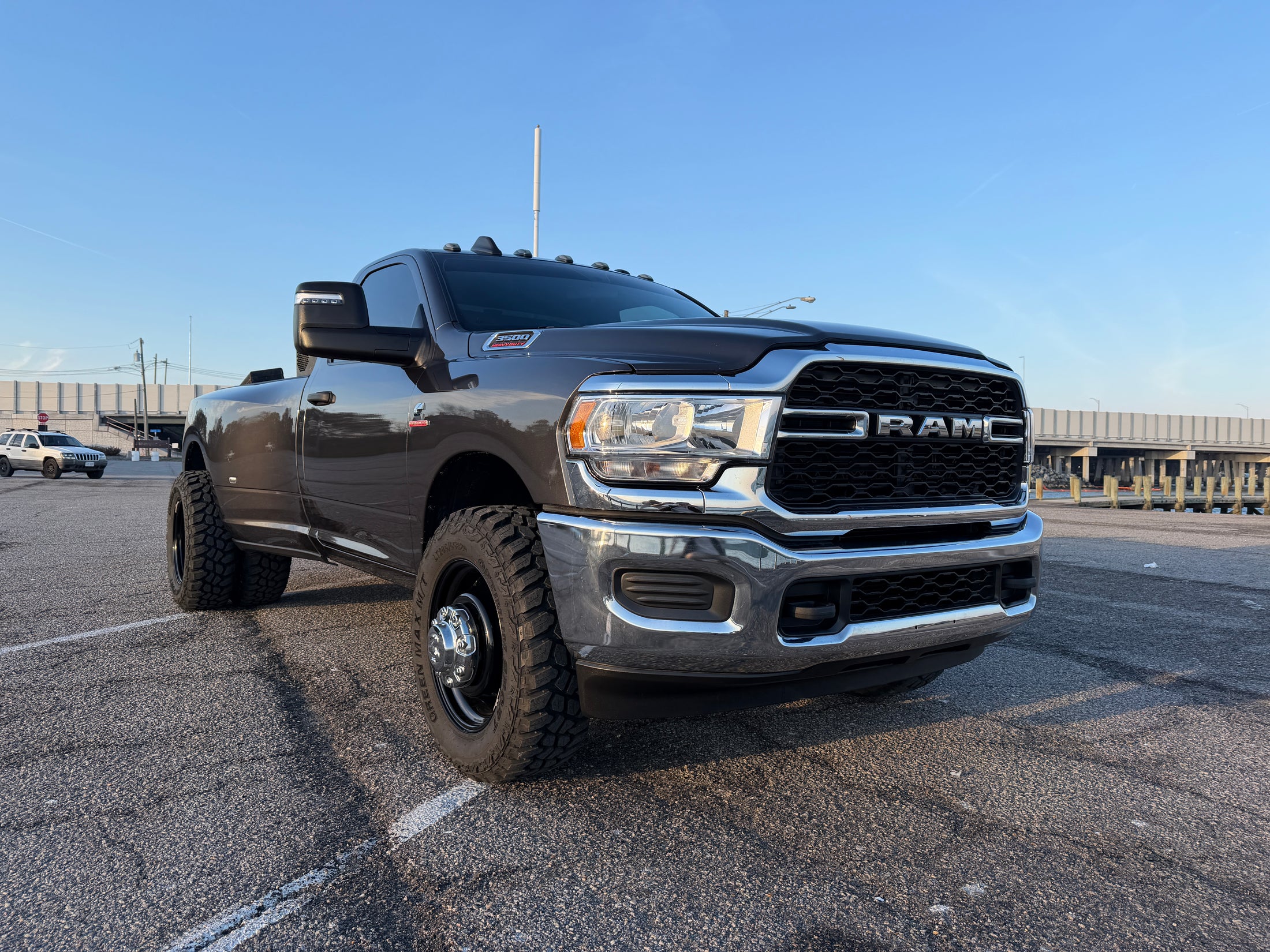 20"x 8.5(8x200) Ram 3500 2019-up Tru-Dually LT Wheel Set 115 /195 0ffset 141.1 center bore