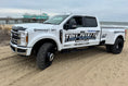 Load image into Gallery viewer, Side view of 2024 Ford F450 with 37-inch tires, no lift kit

