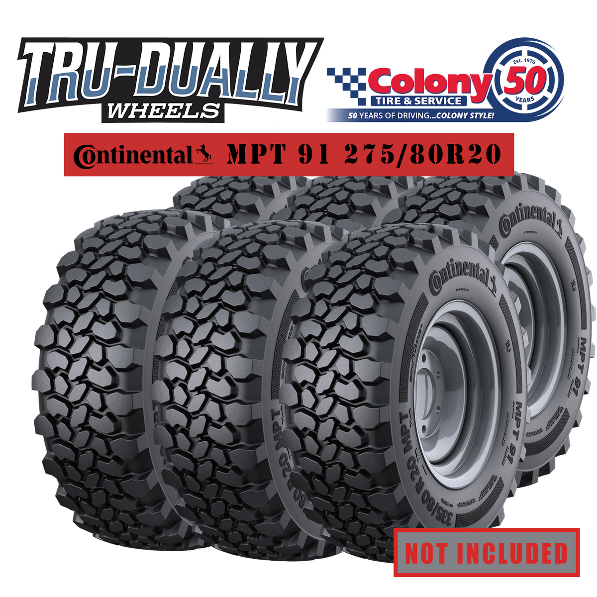 Continental 275/80R20 MPT 91